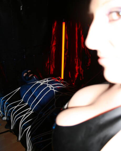 Rubber Tits invite you to explore a xxx photos with maiden in her teens in female domination porn